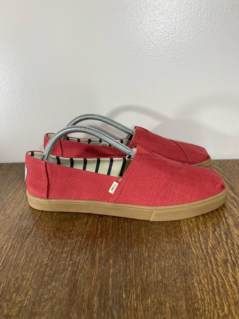 Toms Red Canvas Cupsole Alpargata Women’s Size 10